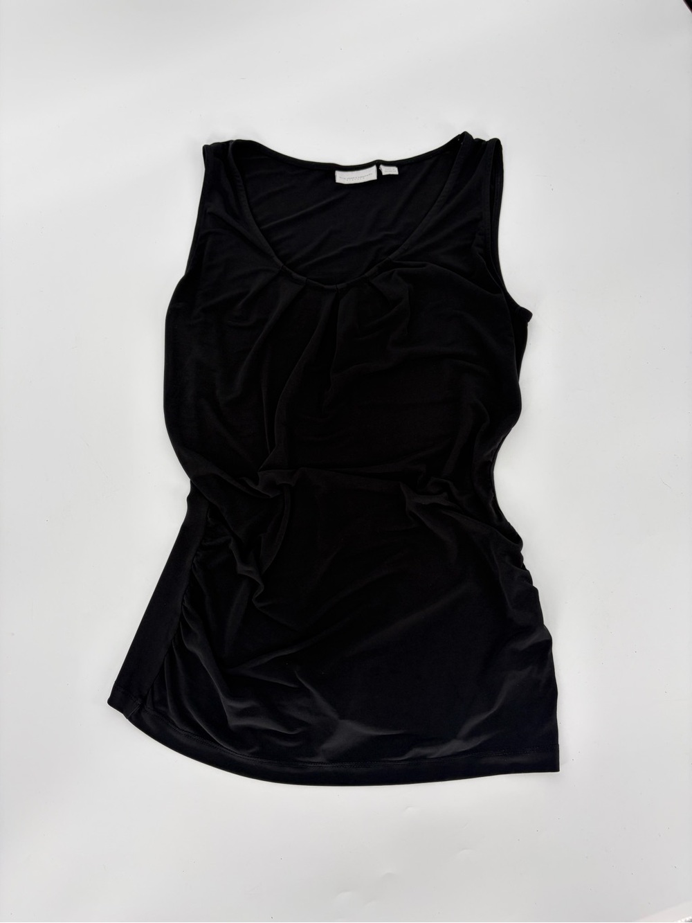 New York & Company Black Scoop Neck Tank Top